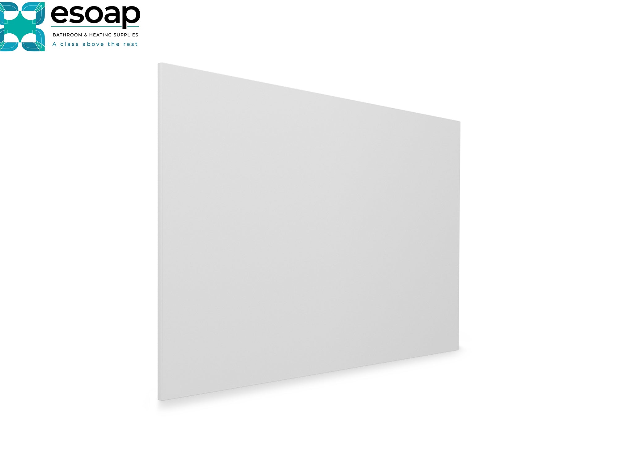 580W Premium Frameless Infrared Heating Panel with Esoap logo on a white background