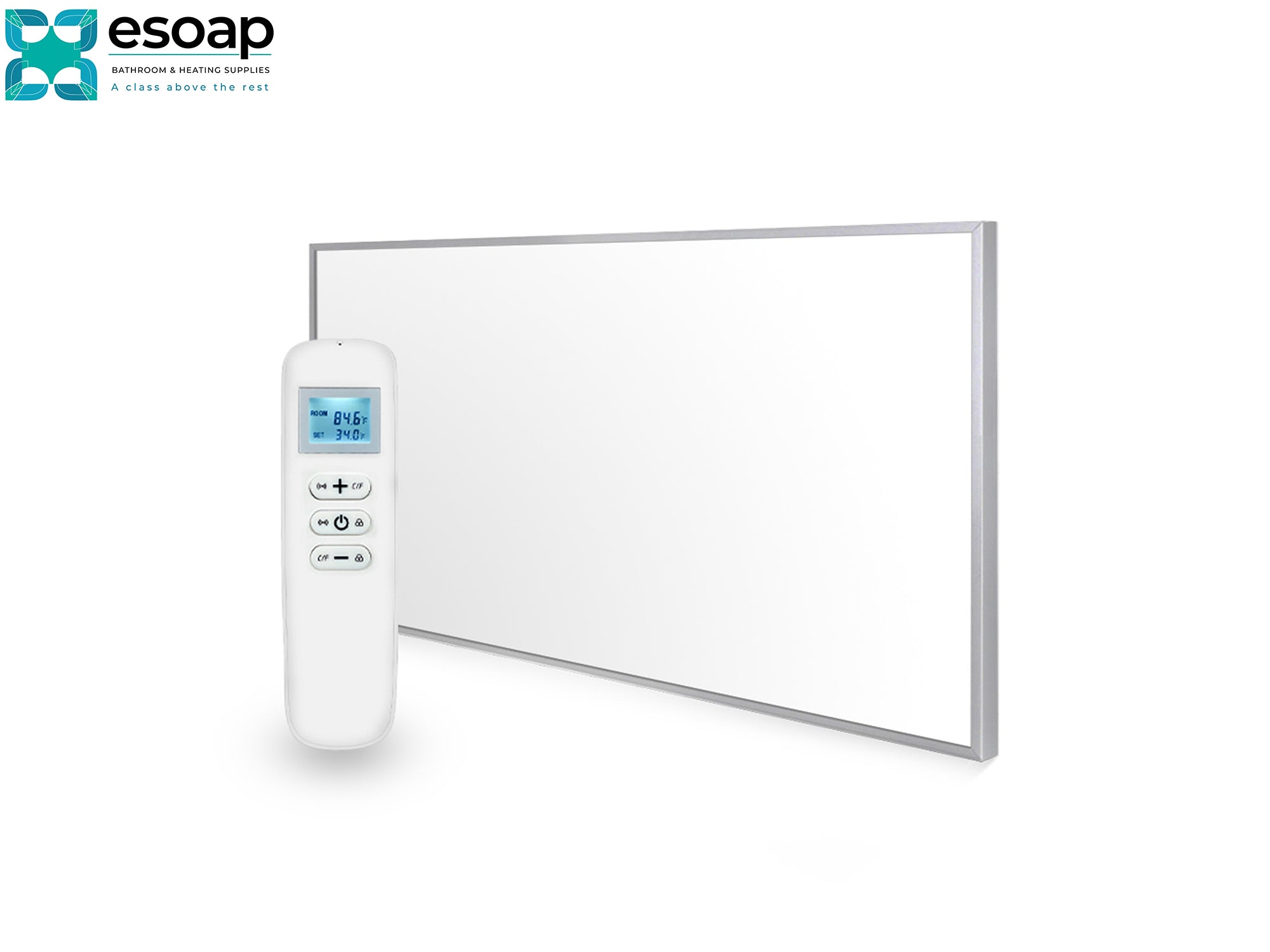 580W Nexus Wi-Fi Infrared Heating Panel with size of 595 x 995mm