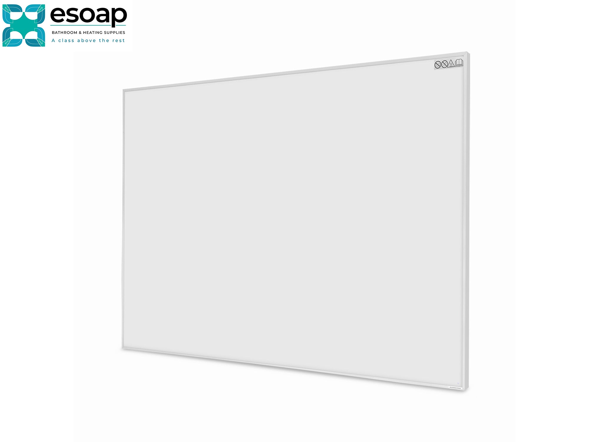 1200W NXT Gen Infrared Heating Panel on a white background with Esoap logo.