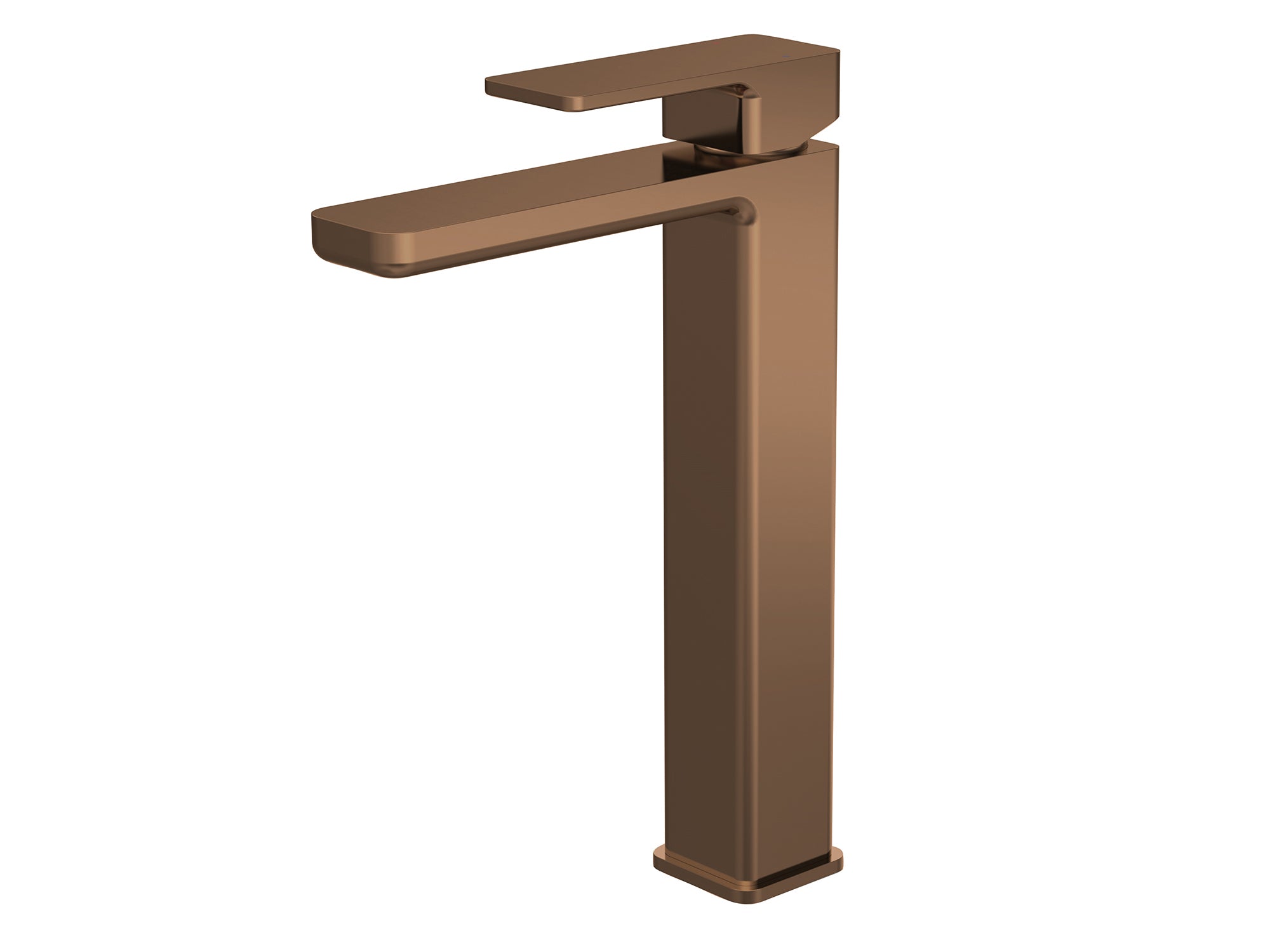 Close-up of square handle and base on Windon tall tap