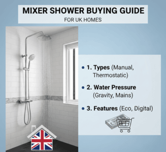 mixer shower buying guide for UK homes