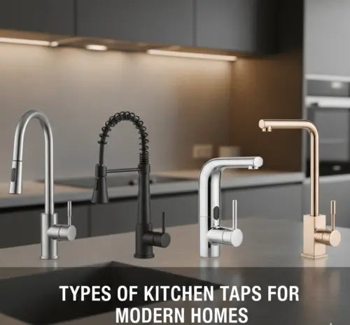 Types of kitchen taps for modern homes 