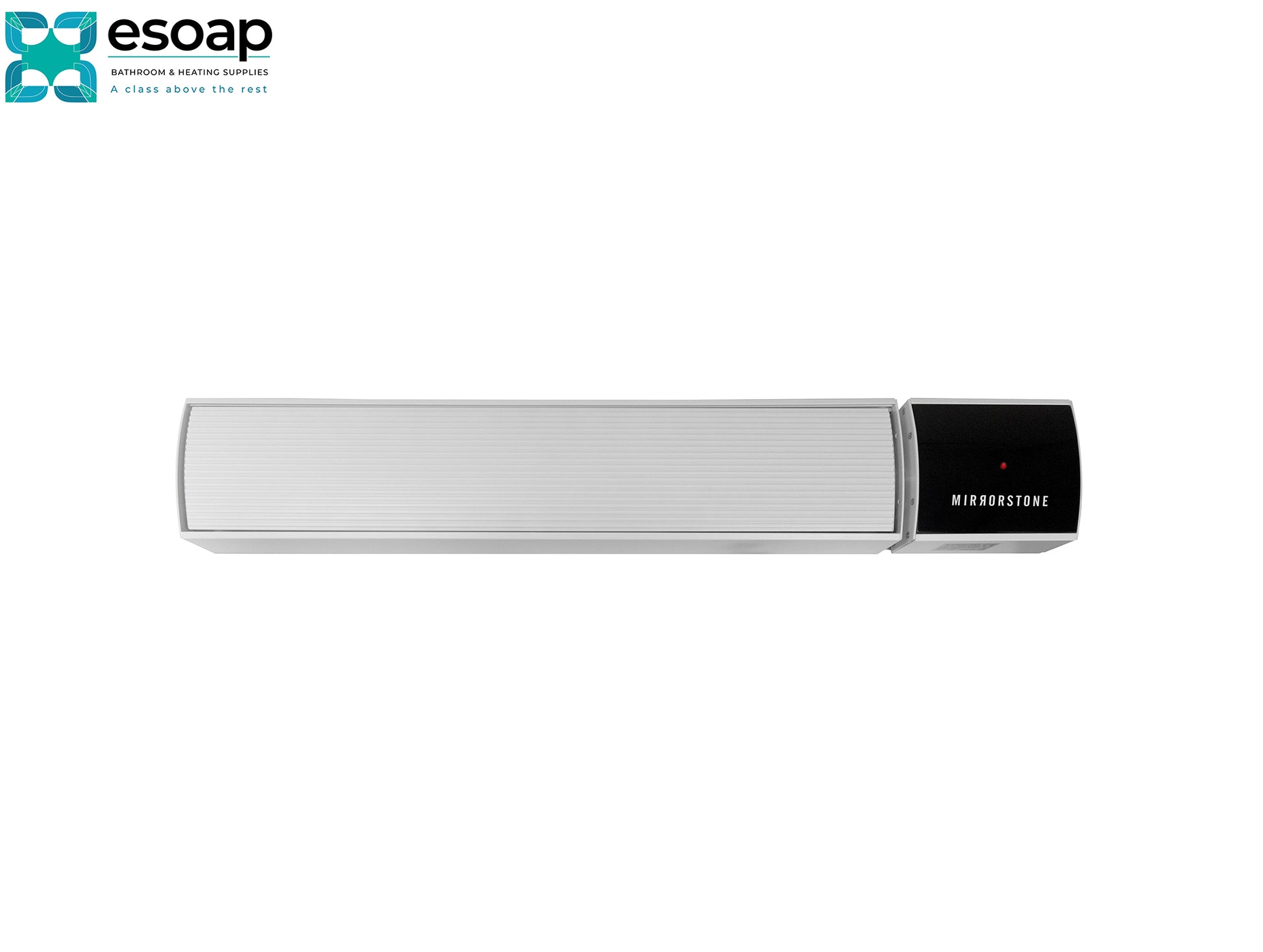 1.2kW Zenos Infrared Bar Heater White From Face