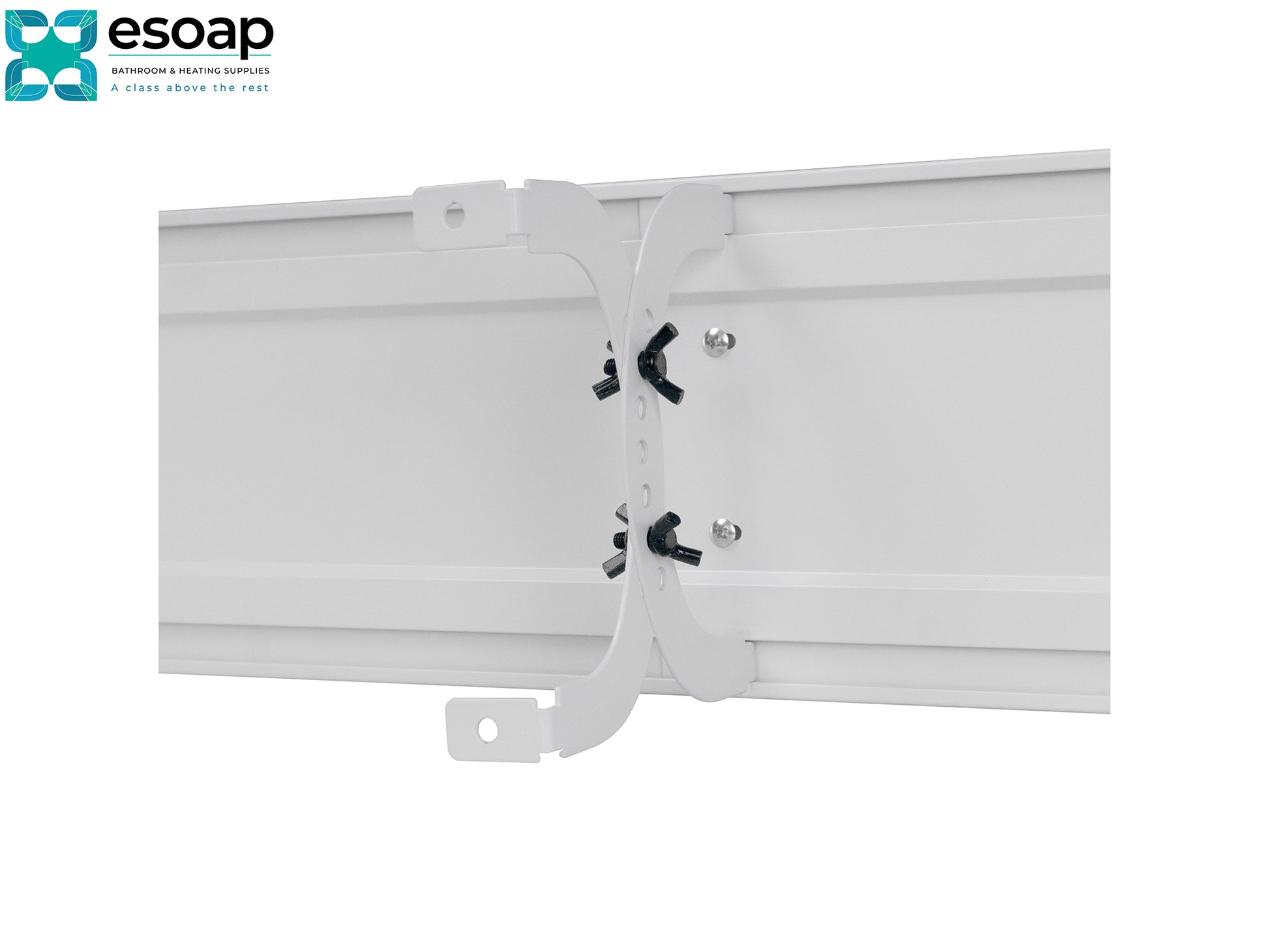 1.2kW Zenos Infrared Bar Heater White with Wi-Fi with Bracket