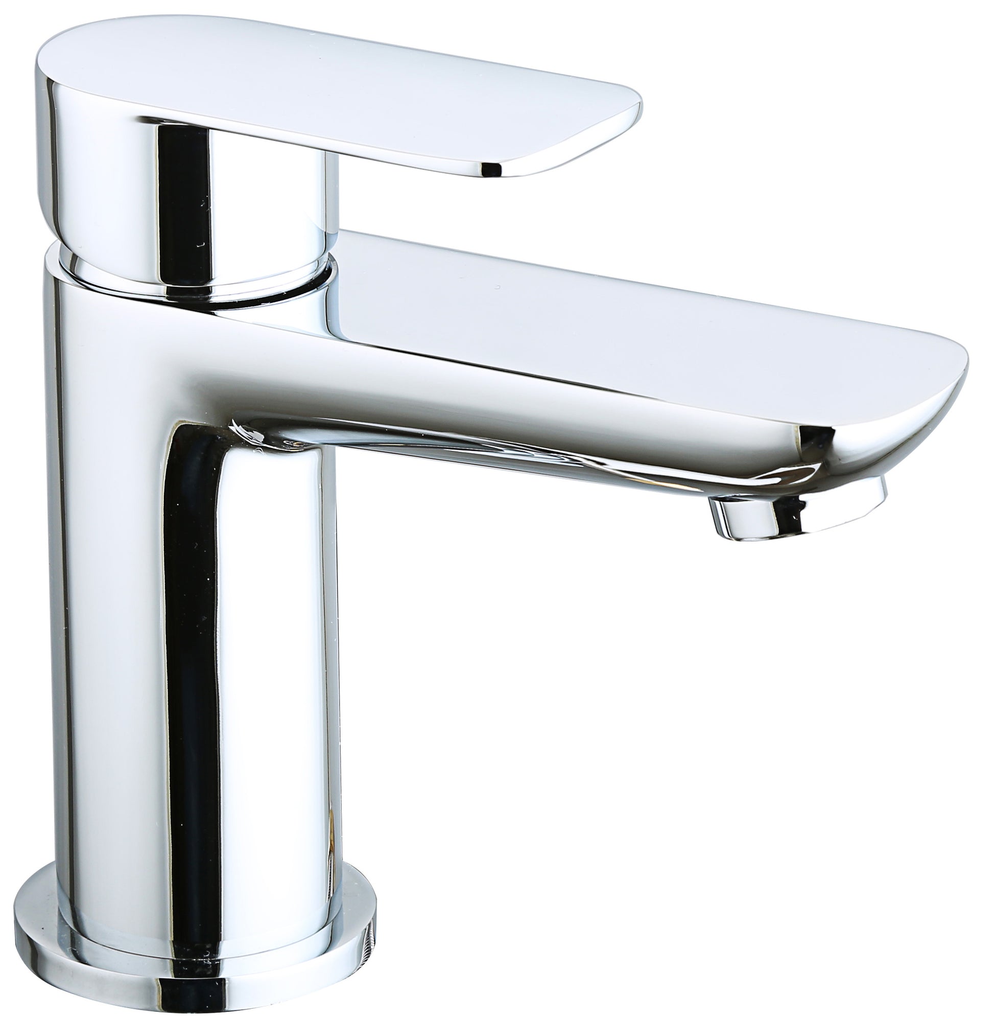 Chrome bathroom Mono Tap on a white background