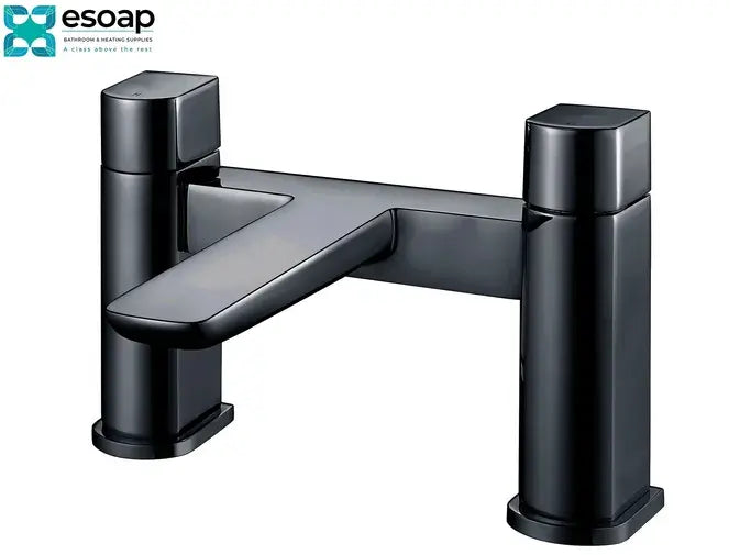 Esoap_Black_Bath_Filler on a white background with Esoap logo.