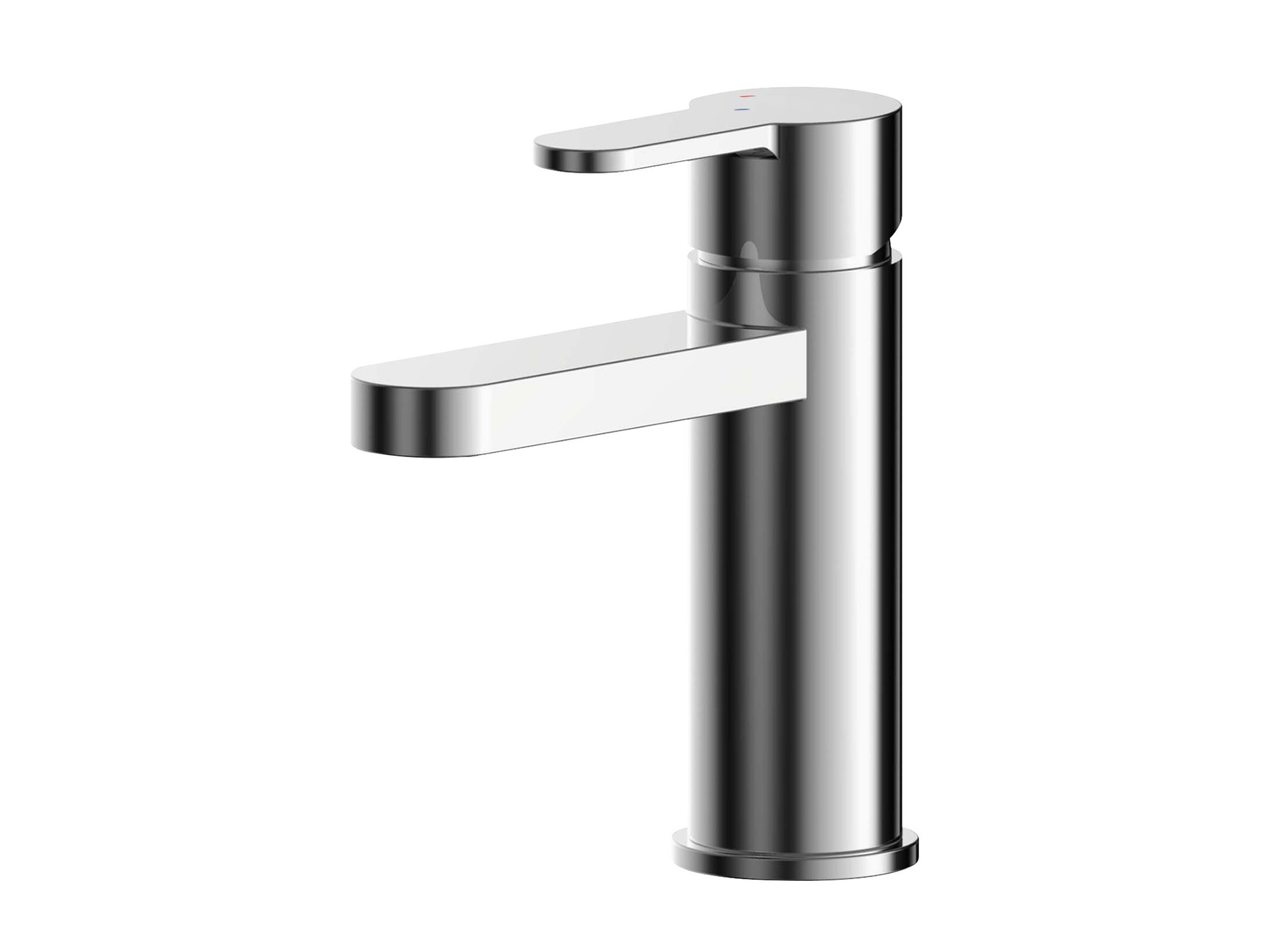 Efficient Eco Chrome Mono Basin Mixer Tap with a single lever, designed for UK households.