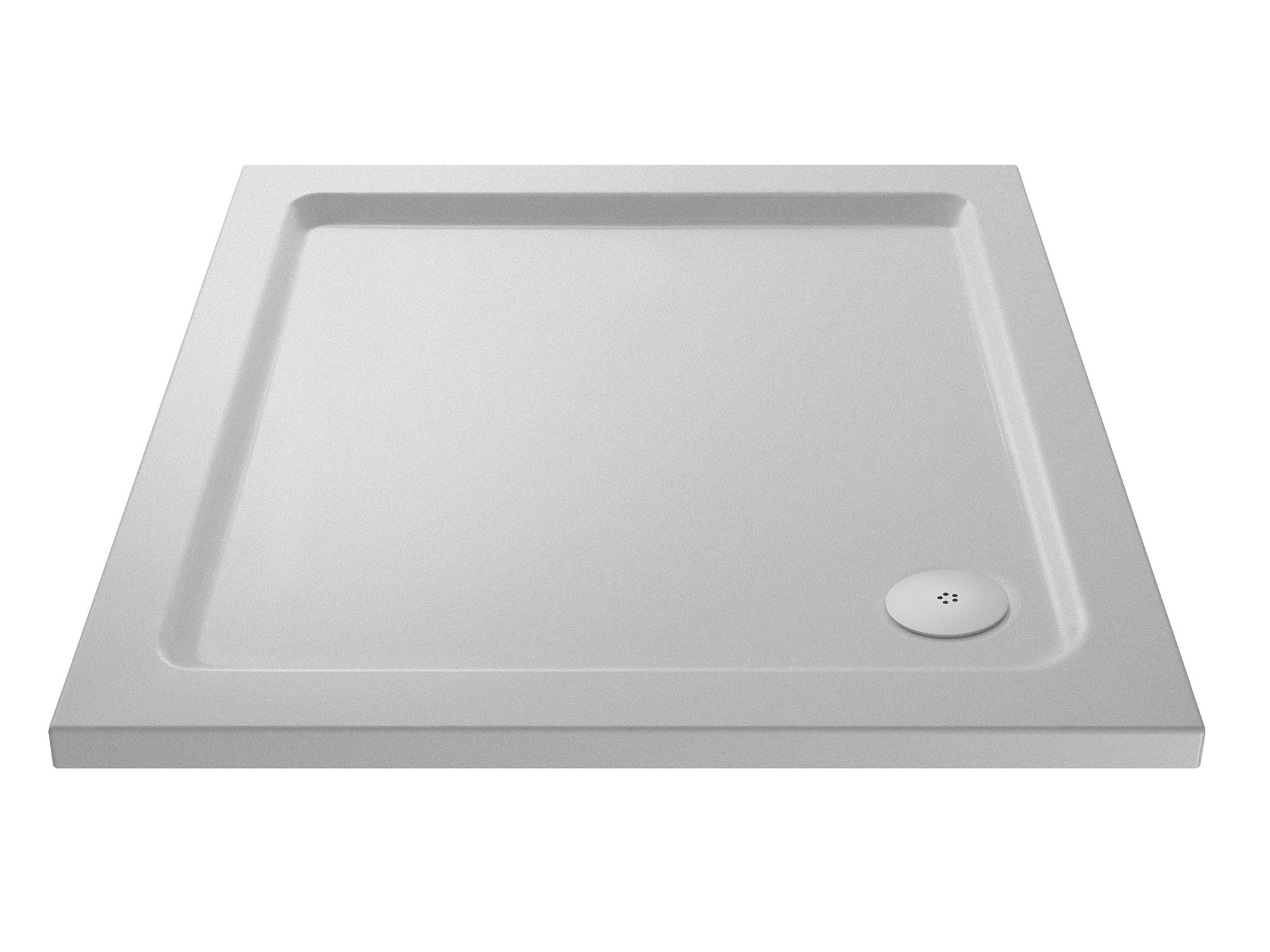 Nuie Slip Resistant Square Shower Tray 760 x 760mm - European White