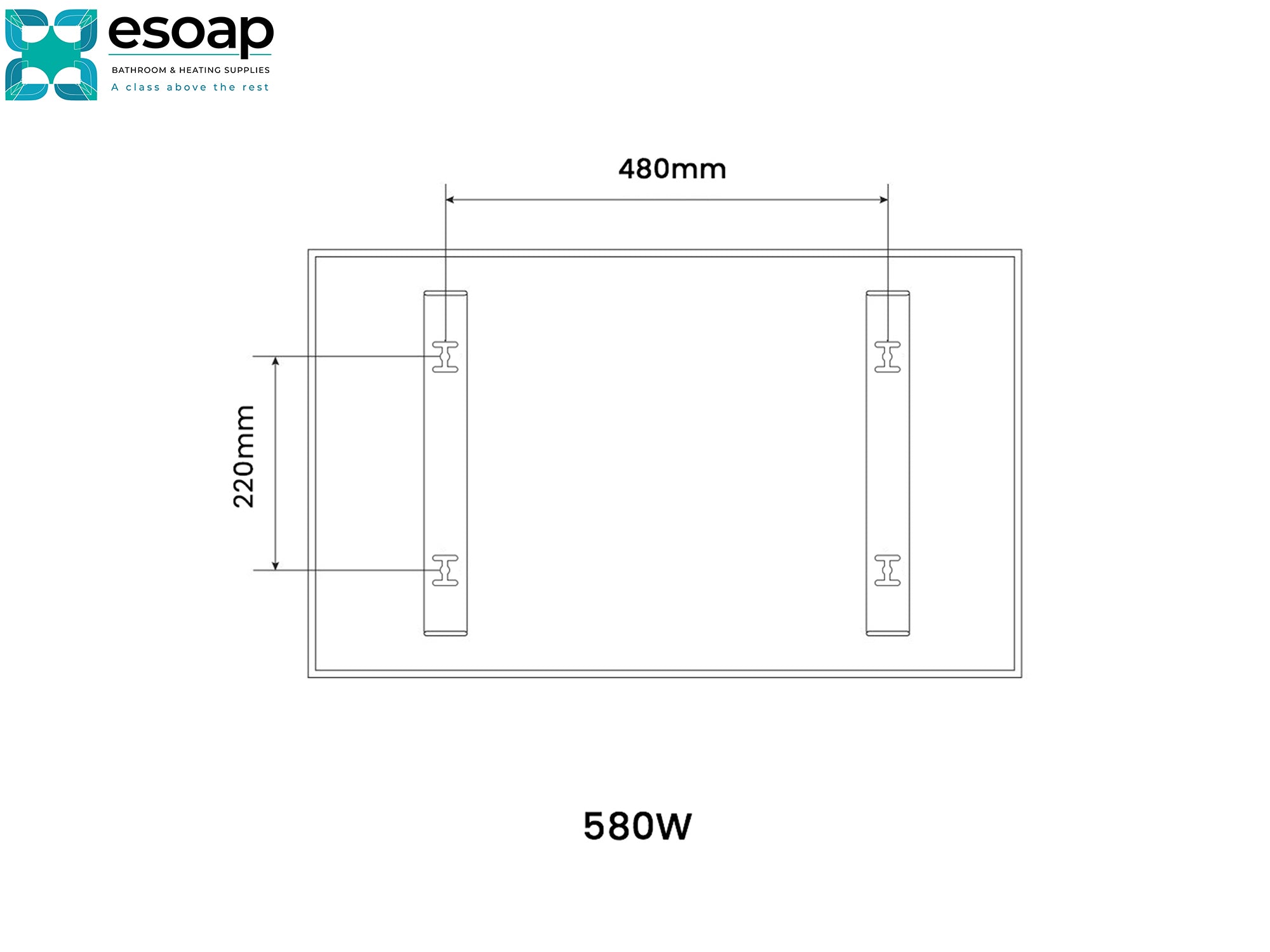 580W NXT Gen Infrared Heating Panel | Infrared Heaters