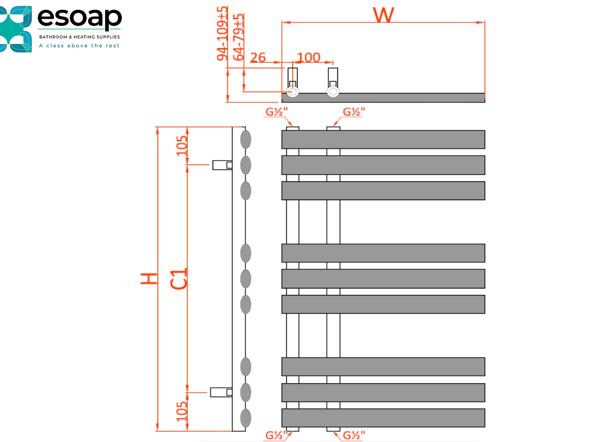Technical Drawing of Chisa Models