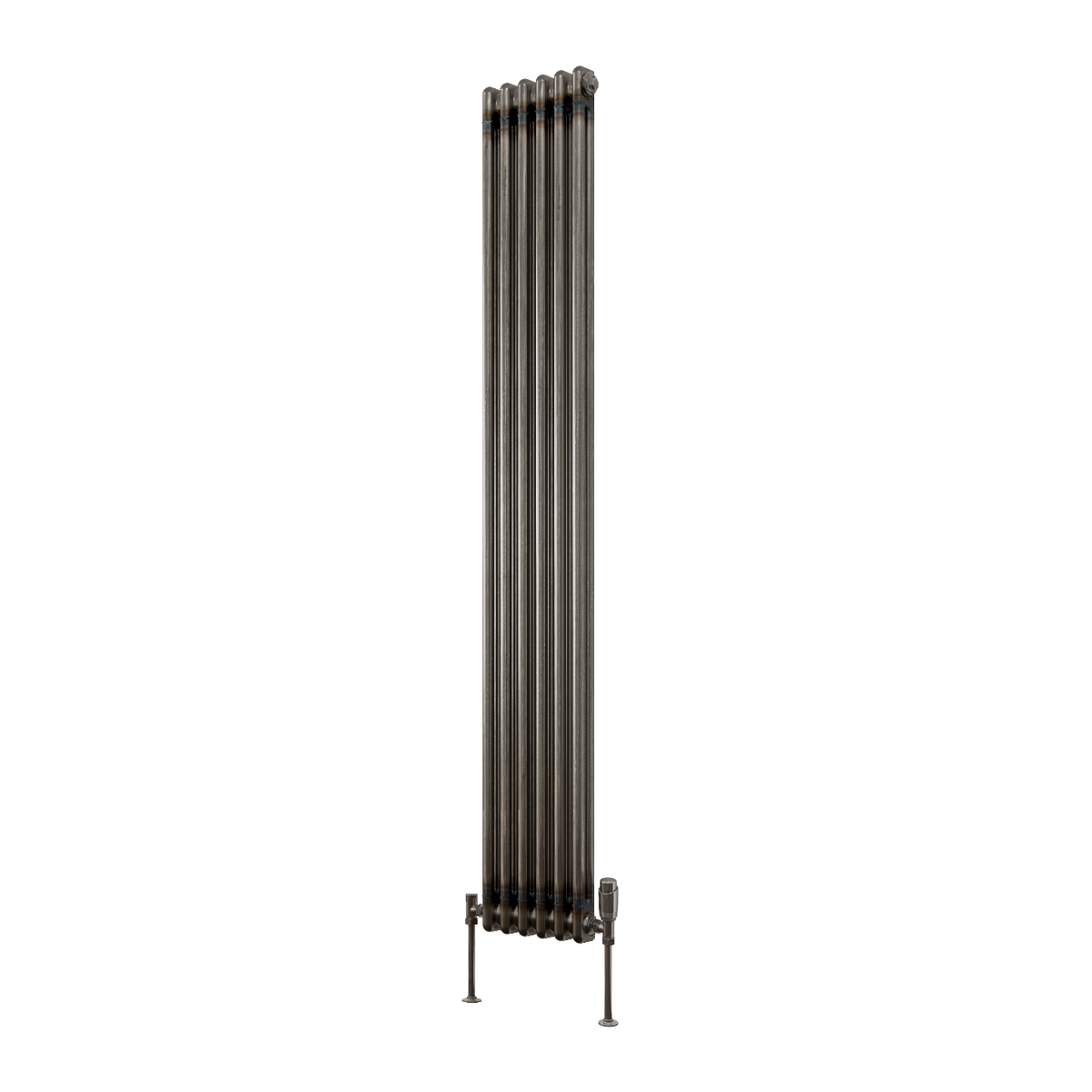 Reina Colona Vertical 2 Column 1800x290 Raw Steel Lacquer Designer Radiator