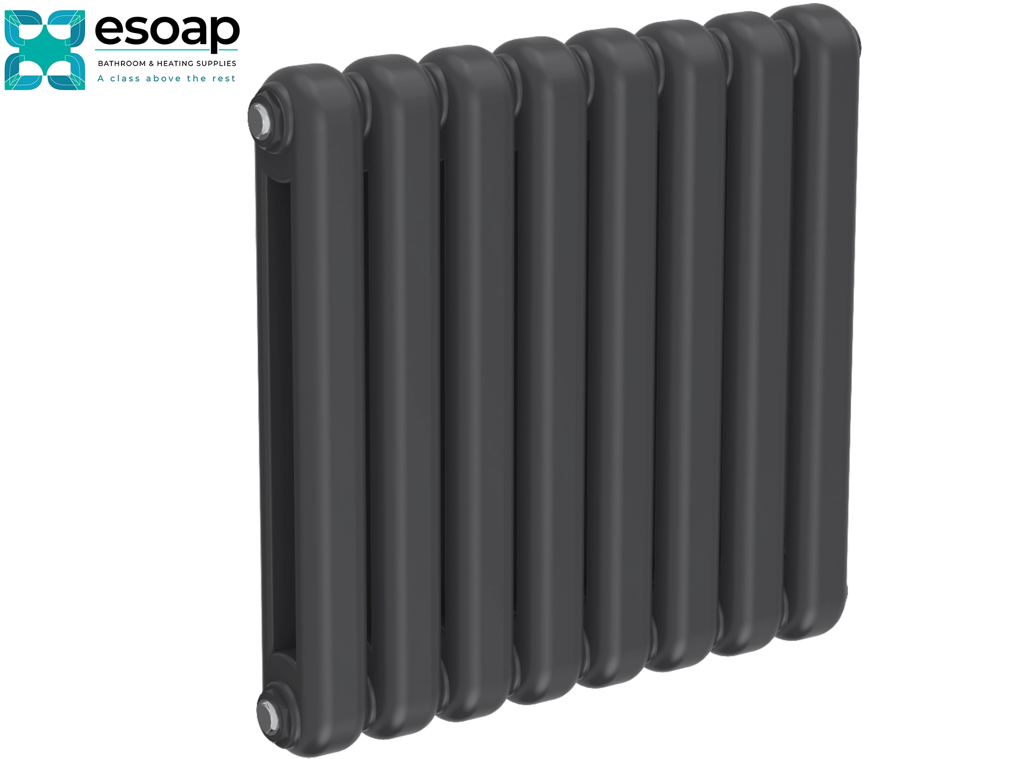 Coneva Horizontal 550 x 580 Anthracite Radiator