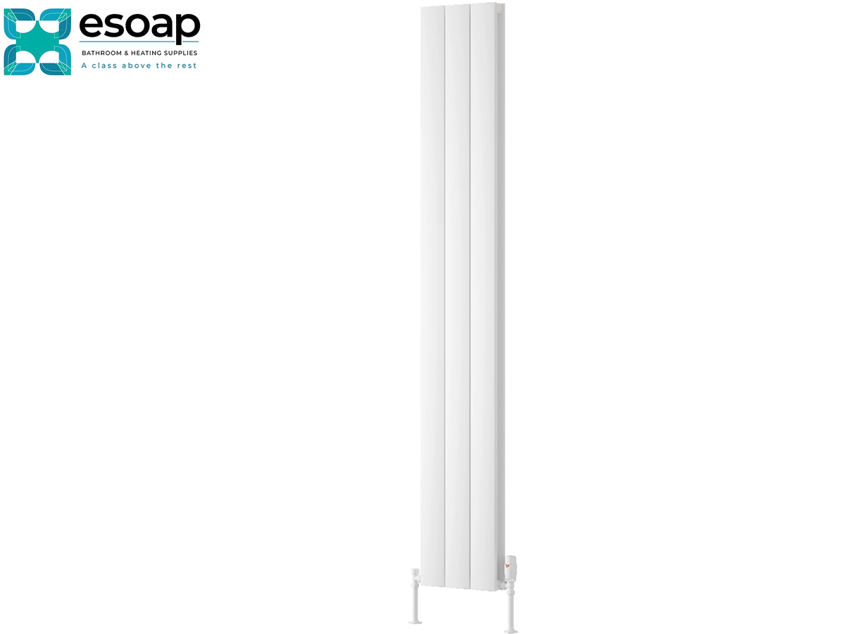 Reina Loco Vertical Double 1800x280 White Designer Radiator
