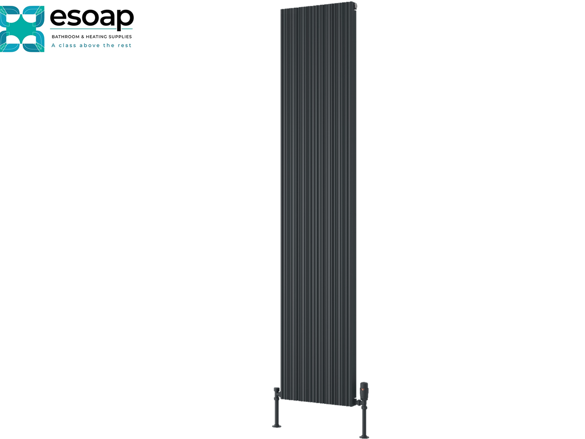 Reina Melvin 1800x360 Anthracite Designer Radiator
