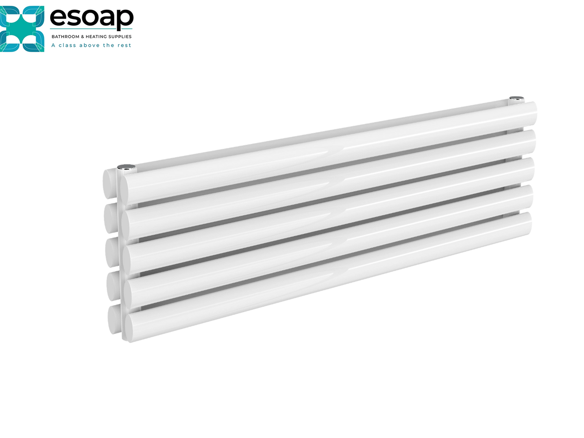 Reina Nevah Double 295x1000 White Designer Radiator