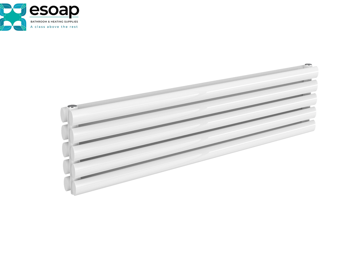 Reina Nevah Double 295x1200 White Designer Radiator