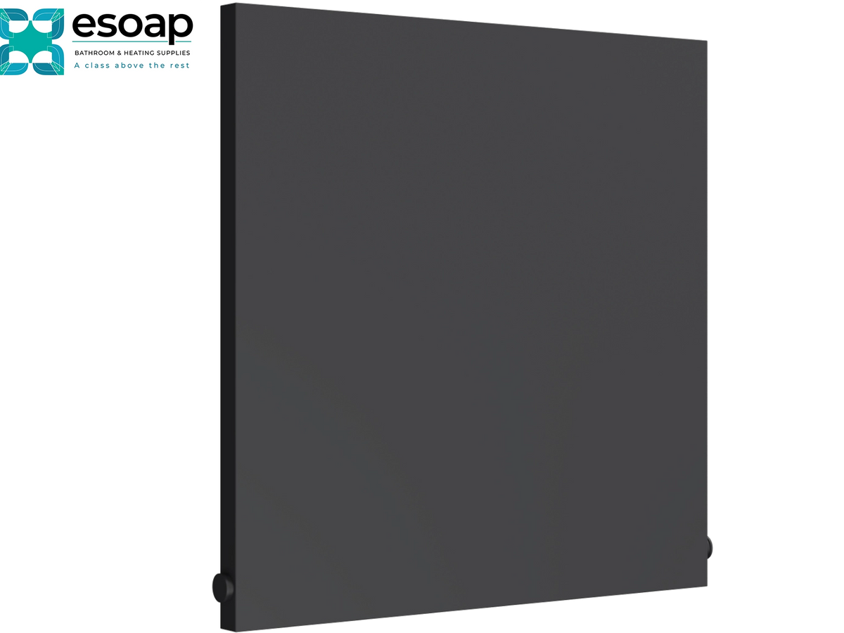 Reina Slimline Horizontal 600x600 Anthracite Designer Radiator