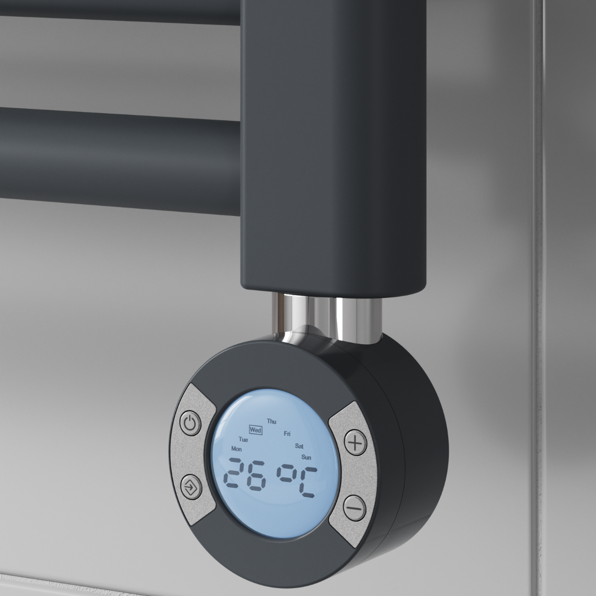 Image of Reina Weekly Thermostatic Control Unit Anthracite