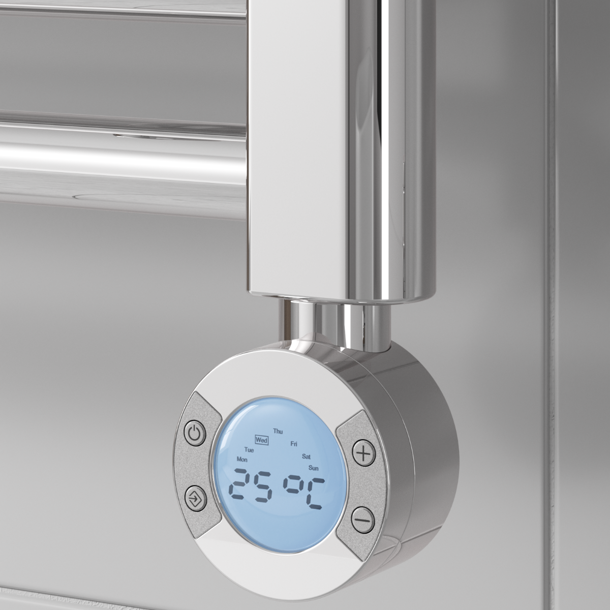 Image of Reina Weekly Thermostatic Control Unit Chrome